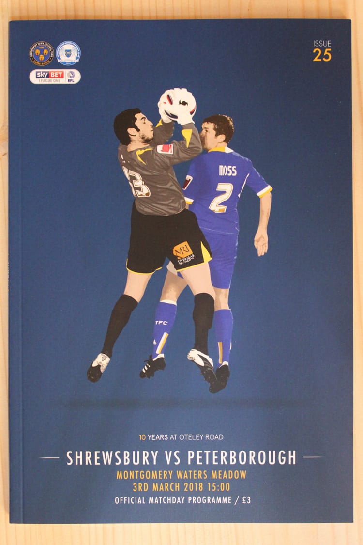 Shrewsbury Town FC v Peterborough United FC